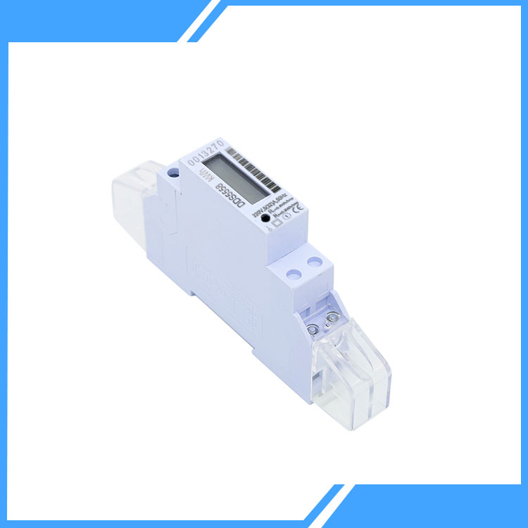 Mini Din Rail Kwh Super capacitor medidor de energia