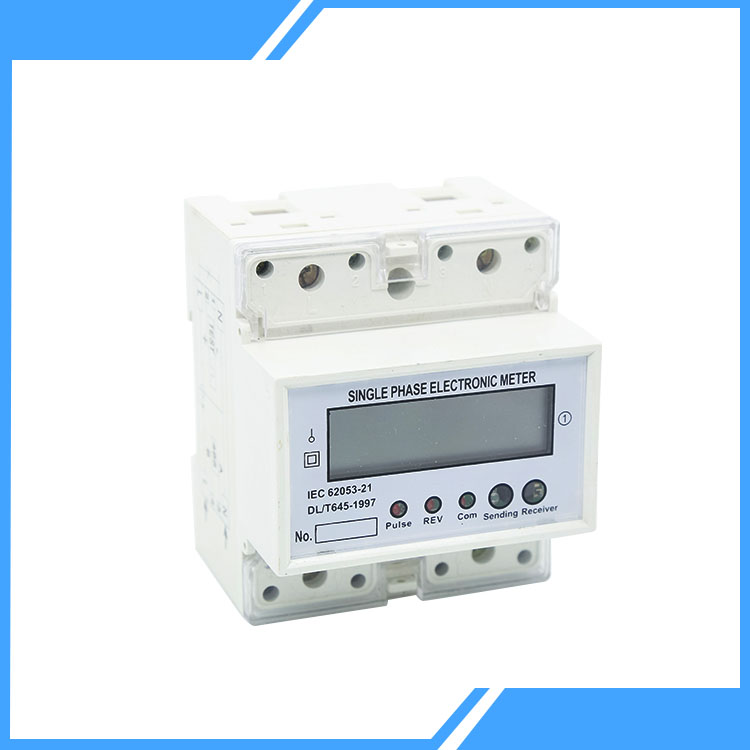 Din Rail Type Medidor de energia bidirecional elétrico